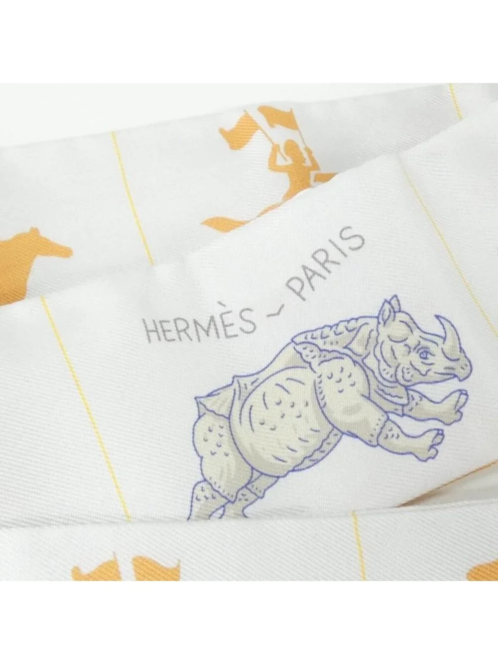Hermes Parade Twill Scarf